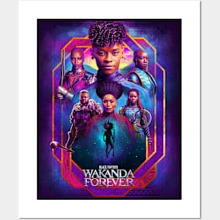 Wakanda Forever Posters and Art